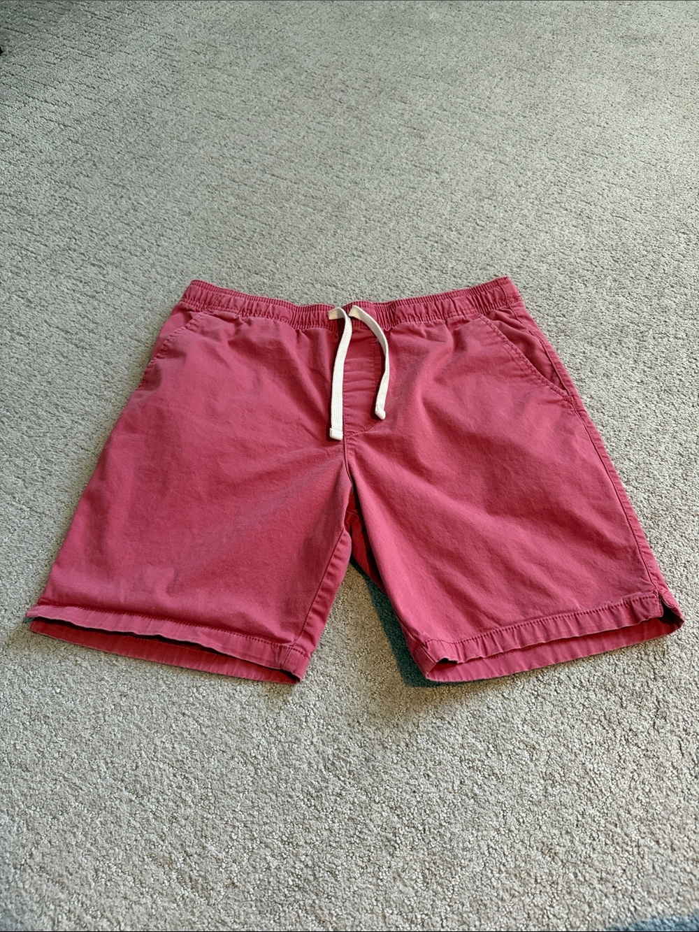 Goodfellow & Co Red Men's Flat Front Shorts